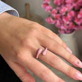 Bague iconique rose